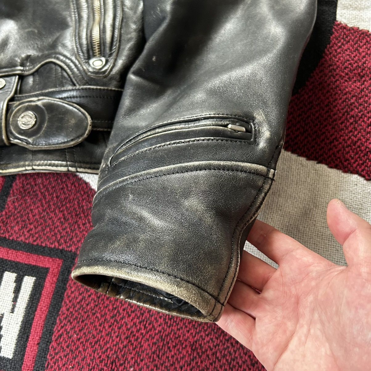 Brockum × Guns N' Roses × Vintage Guns N’ Roses 1994 heavy ramones leather jacket brockum Size US L / EU 52-54 / 3 - 4 Thumbnail