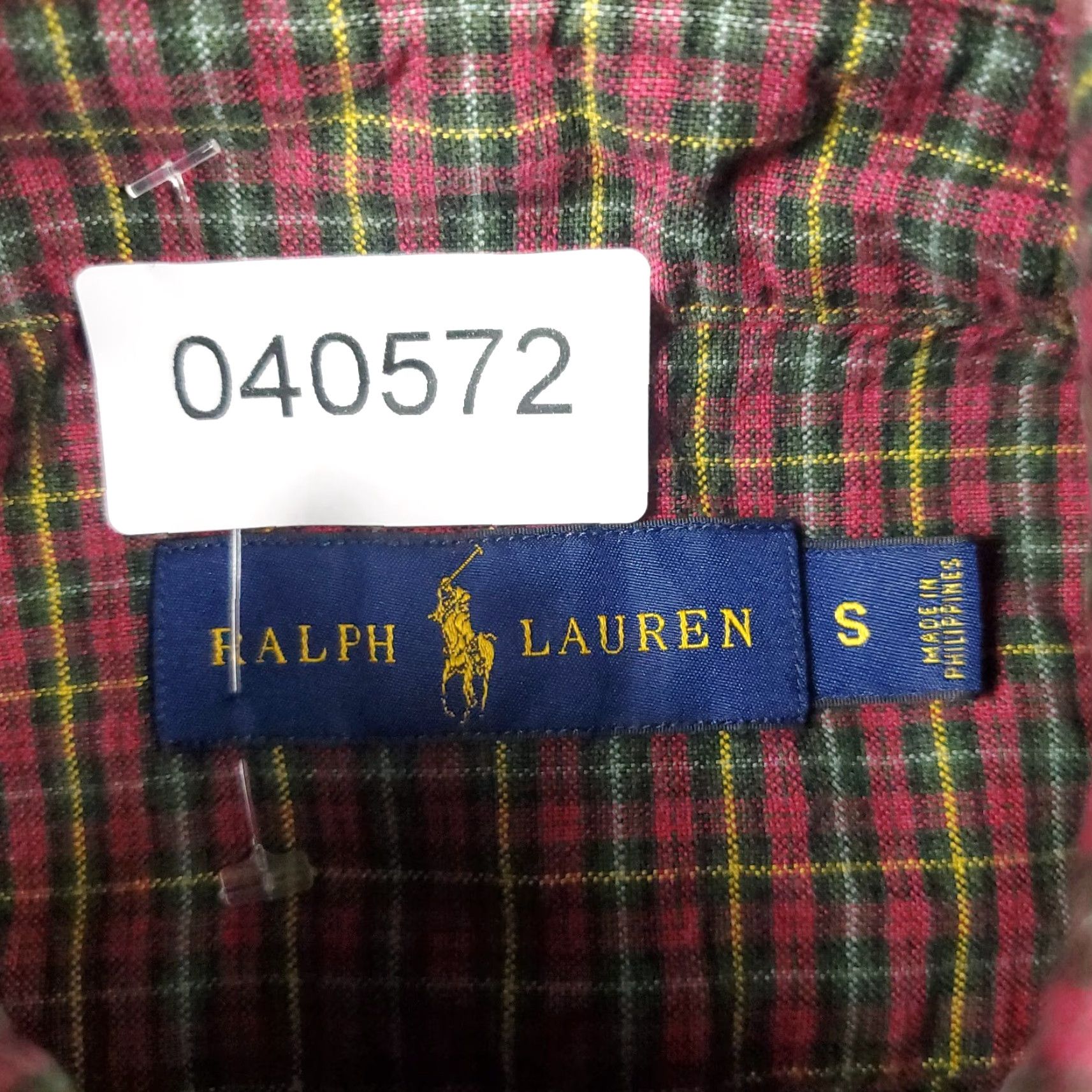 Ralph Lauren Ralph Lauren Shirt Mens Small Red Plaid Button-Up Long Sleeve Casual Dress Shirt S Red Classic Modern Preppy Mens Size US S / EU 44-46 / 1 - 7 Thumbnail