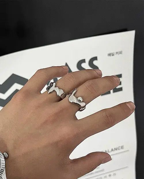 Japanese Brand Retro punk rings Size ONE SIZE - 7 Thumbnail