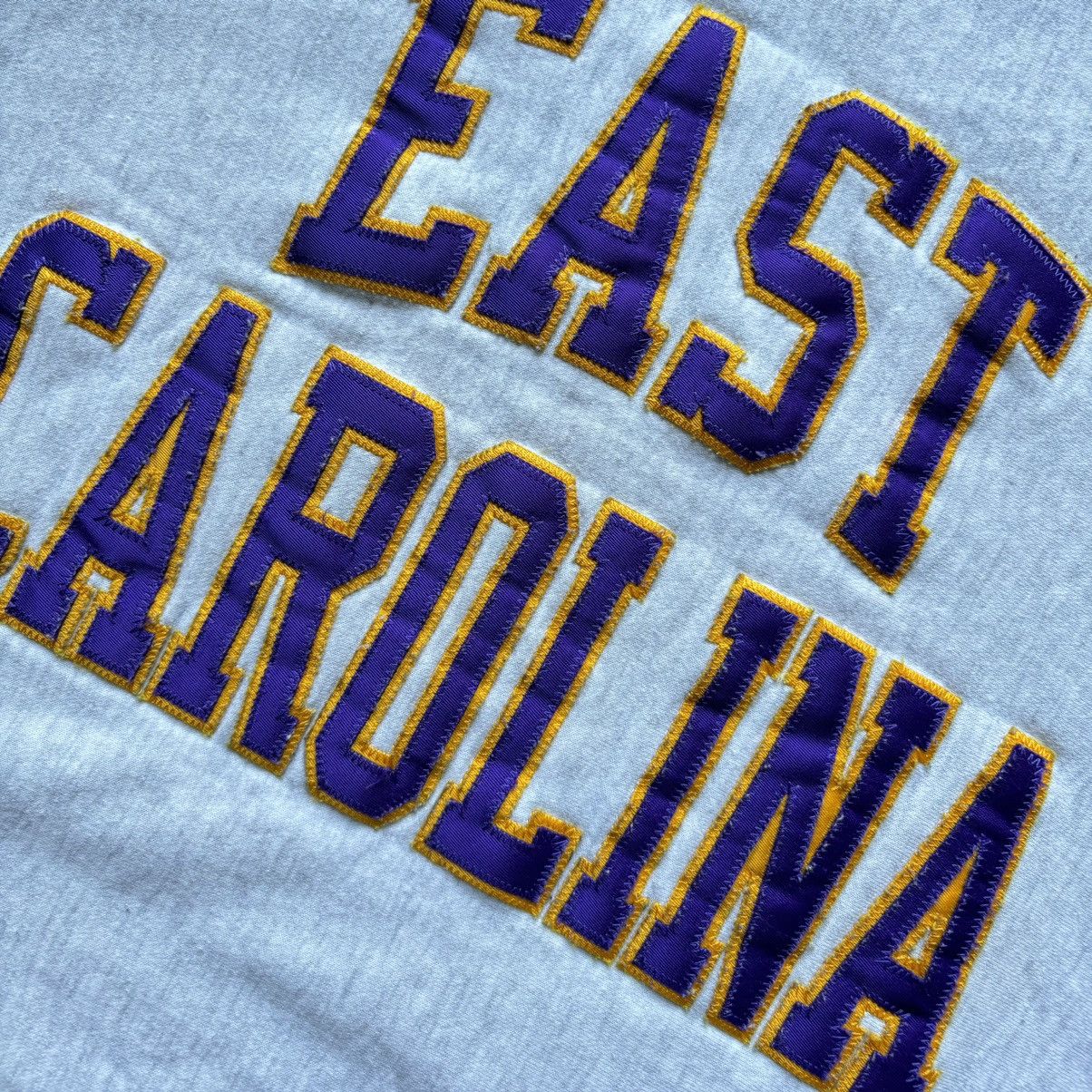 Vintage vintage 90s EAST CAROLINA UNIVERSITY ECU spellout sweatshirt Size US M / EU 48-50 / 2 - 3 Thumbnail