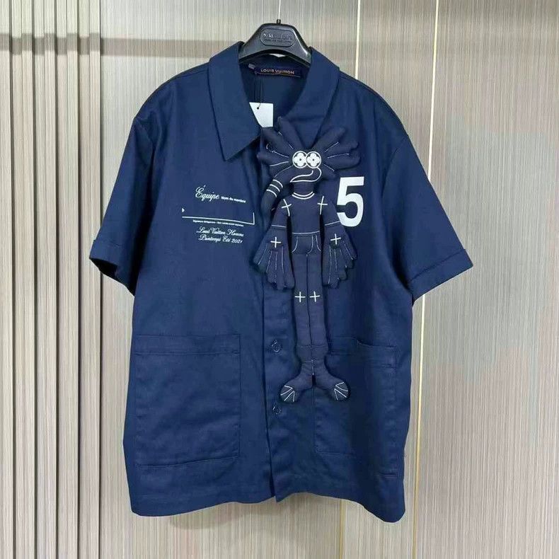 Louis Vuitton LOUIS VUITTON Japanese Limited Doll Shirt 2504-Nextarrow Size US M / EU 48-50 / 2 - 1 Thumbnail