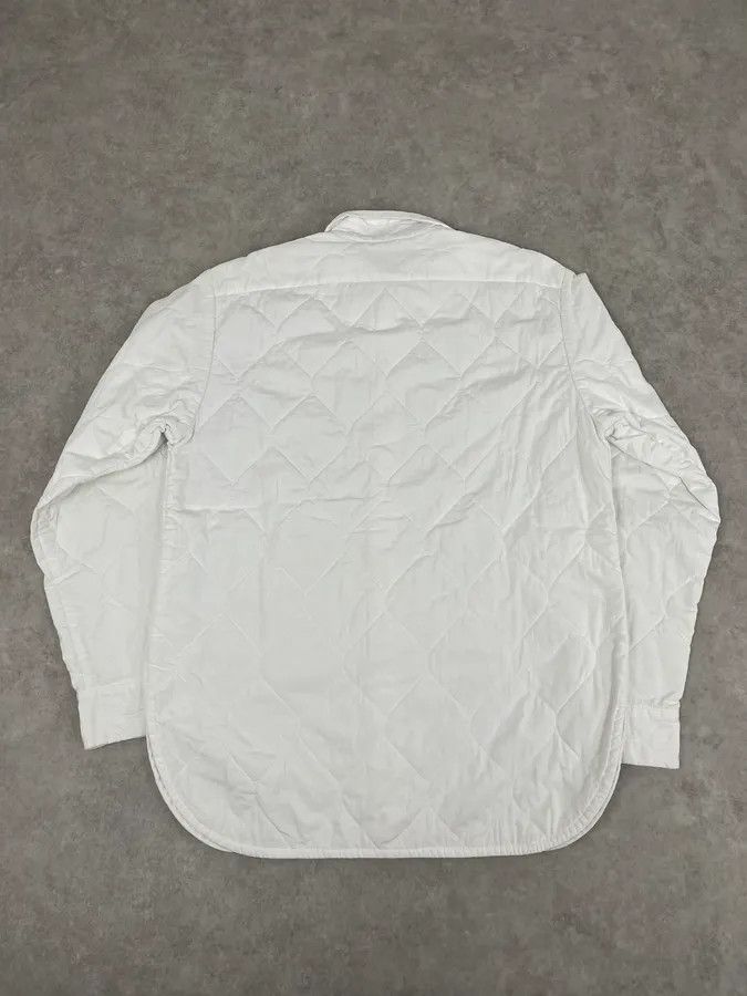 Dries Van Noten Dries Van Noten White Quilted Effect Shirt Size US M / EU 48-50 / 2 - 6 Thumbnail