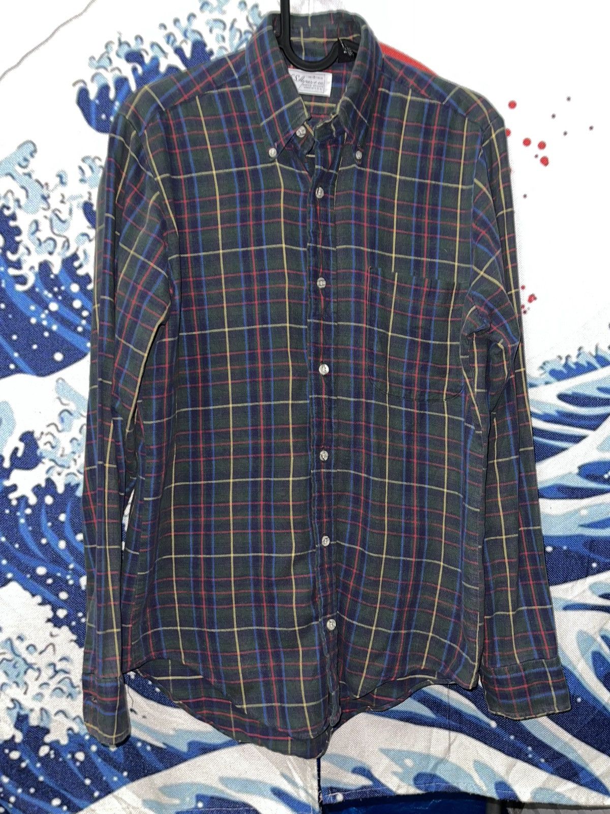 Vintage L.S. AYRES + CO VINTAGE CHECKERED SHIRT Size US S / EU 44-46 / 1 - 1 Thumbnail