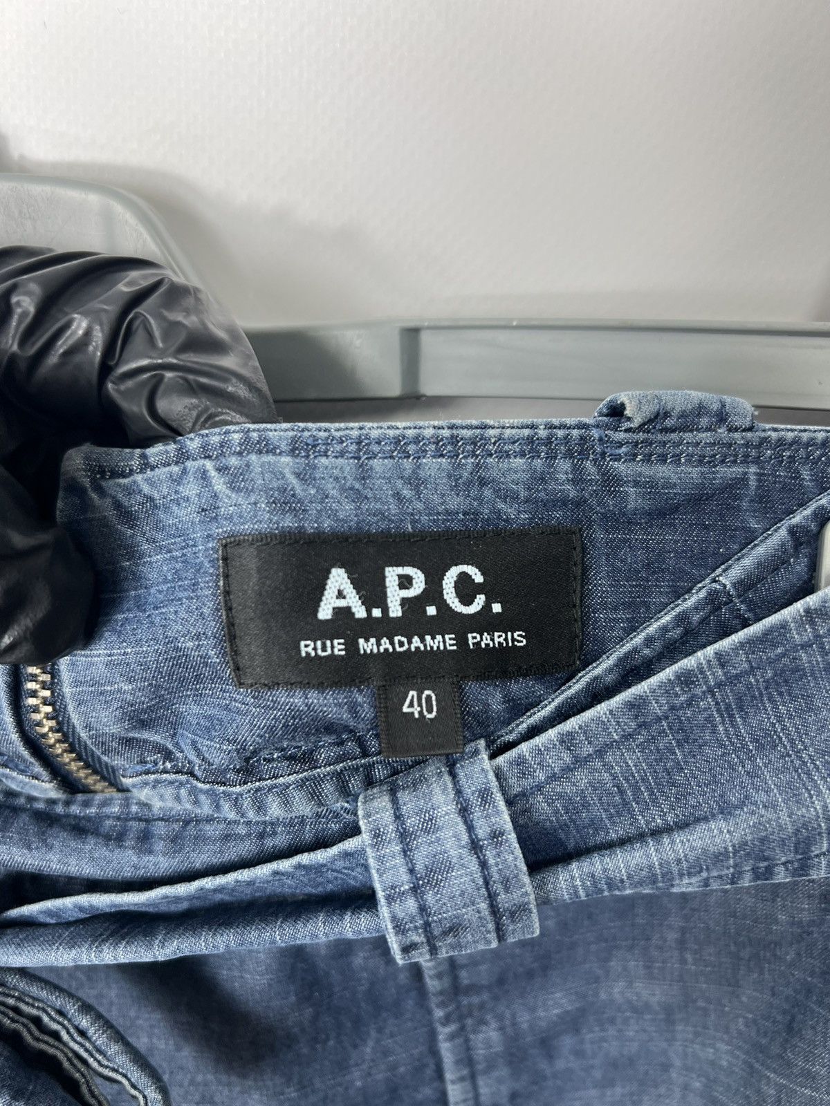 A.P.C. Vintage avant garde streetwear y2k sk8 A.P.C. Denim Skirt Size 27" / US 4 / IT 40 - 5 Thumbnail