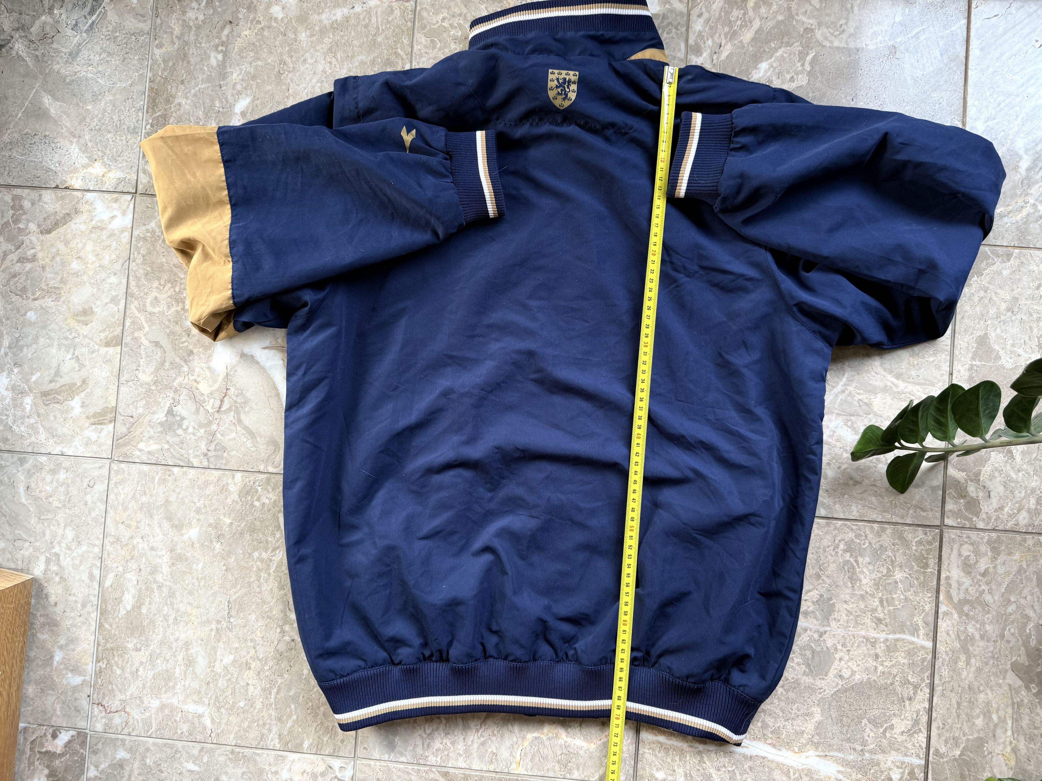 Diadora Scotland National Team Blue/Gold Football Jacket Size US L / EU 52-54 / 3 - 7 Thumbnail