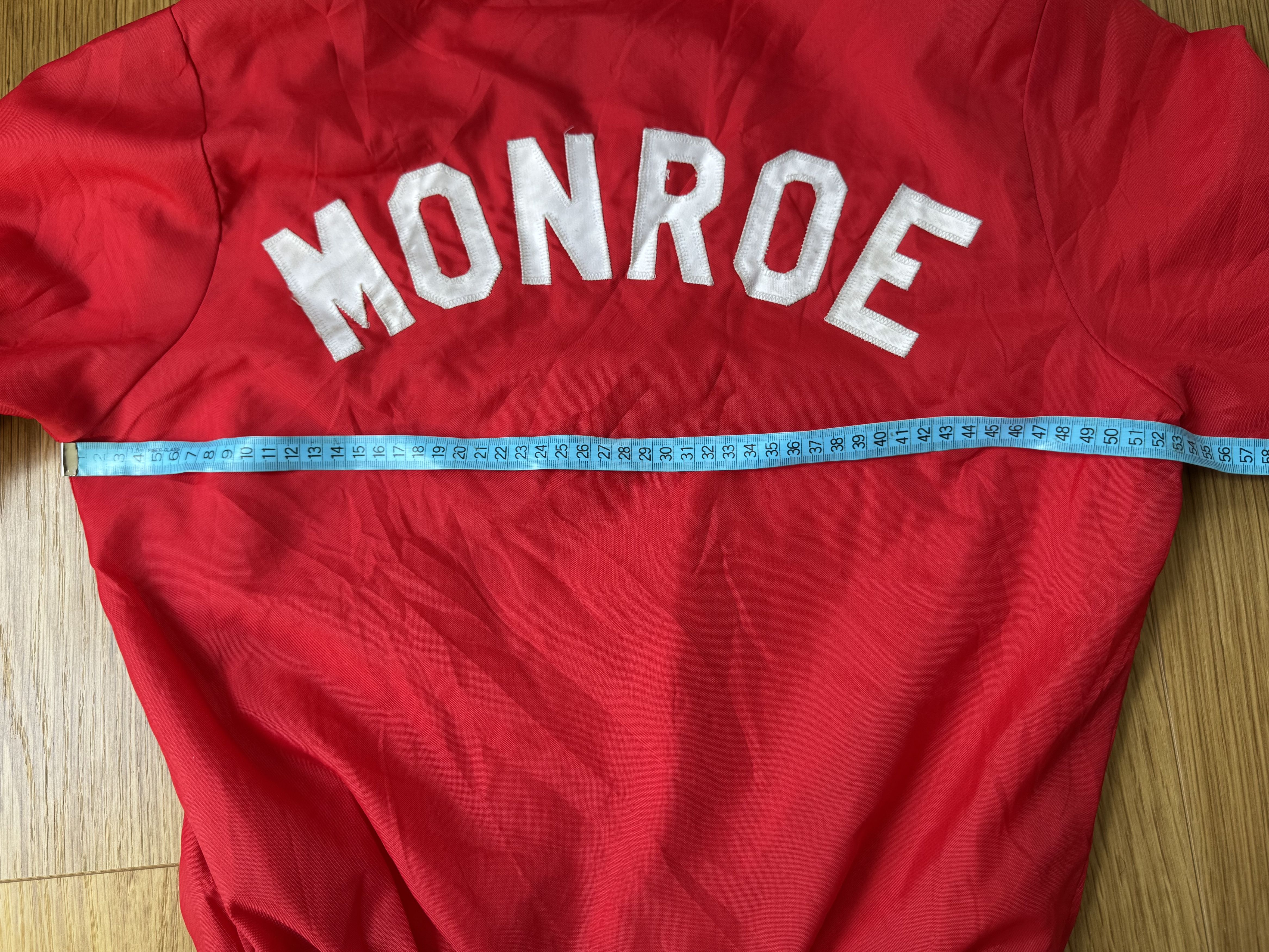 Holloway Vintage varsity jacket "Monroe" red/white 1984 Size US S / EU 44-46 / 1 - 3 Thumbnail