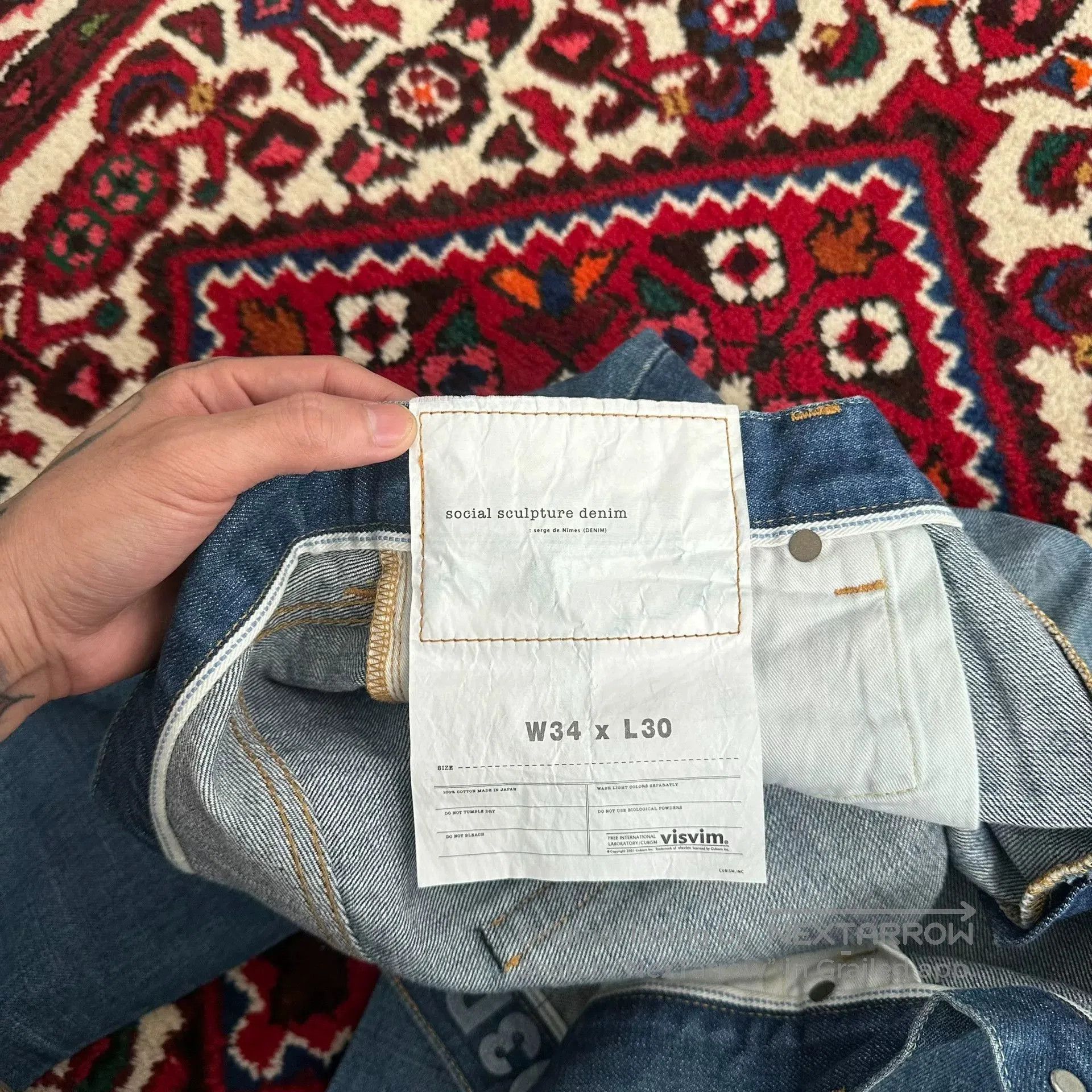 visvim 17AW jeans W34L3.