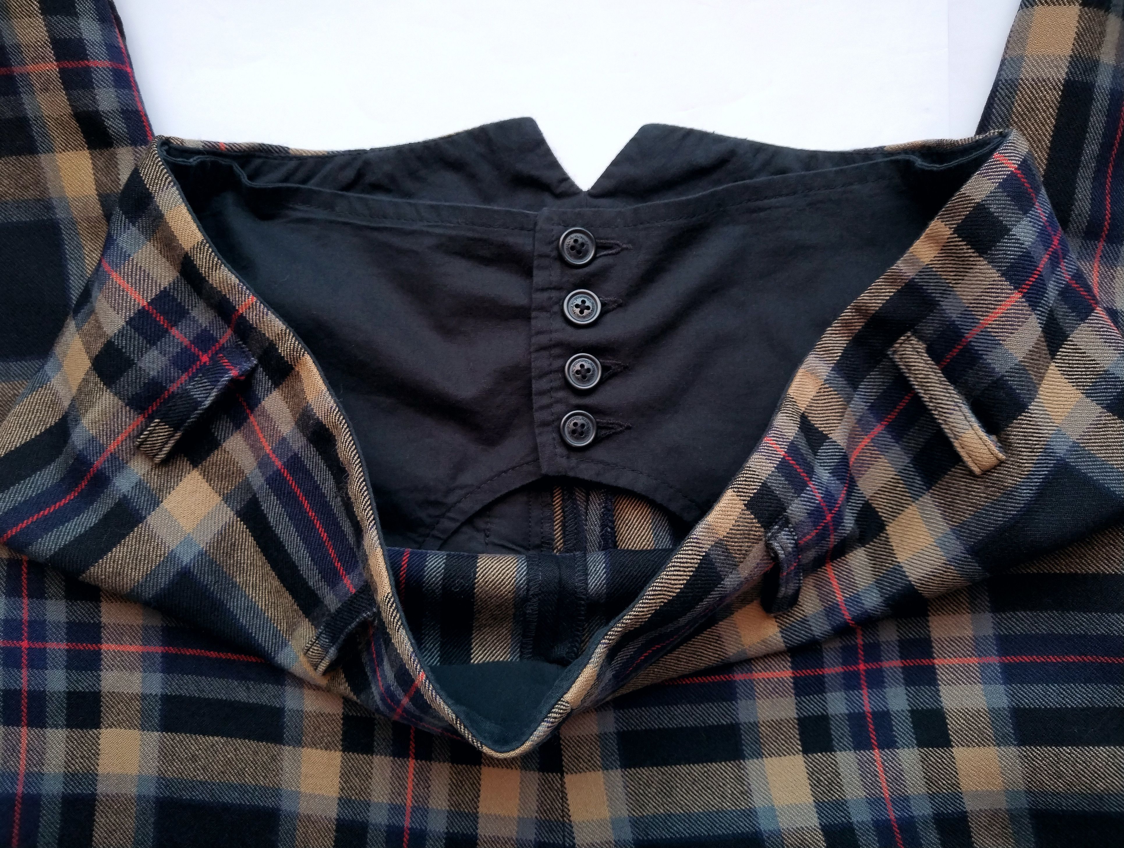 Vivienne Westwood Paper bag drop crotch tartan wool pants Size 26" / US 2 / IT 38 - 4 Thumbnail