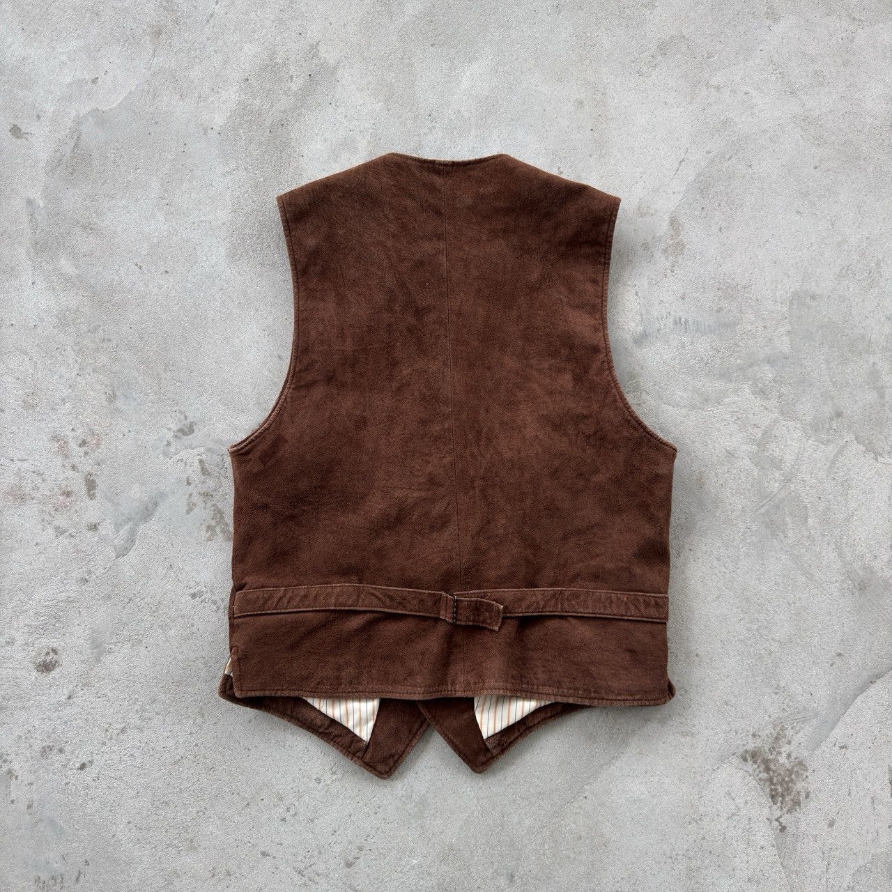 Gap Vintage GAP Genuine Suede Leather Vest Brown Gilet Y2K Size US S / EU 44-46 / 1 - 2 Thumbnail