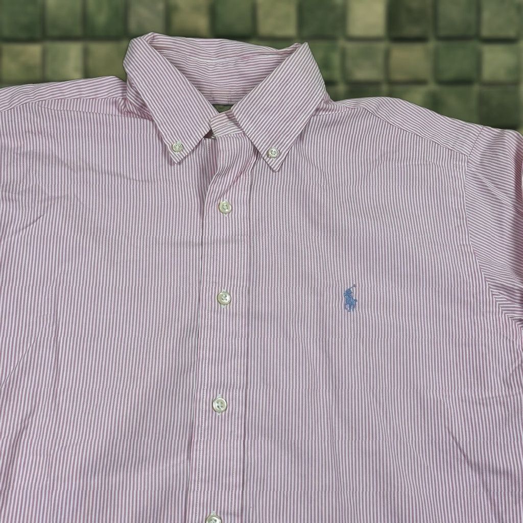 Charles Tyrwhitt Ralph Lauren Dress Shirt Mens 15.5 32 Pink Striped Size 40R - 1 Thumbnail