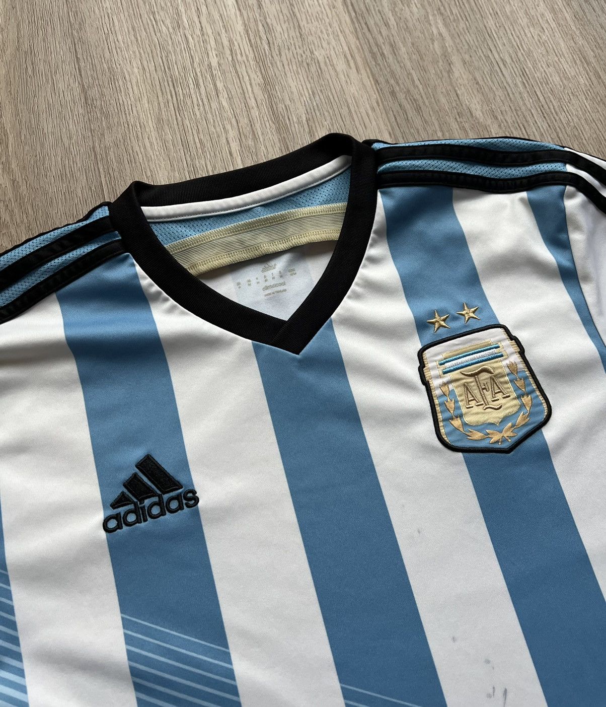 Adidas × Vintage Adidas 2014 Home Argentina Soccer T-Shirt Football Jersey Size US M / EU 48-50 / 2 - 5 Thumbnail