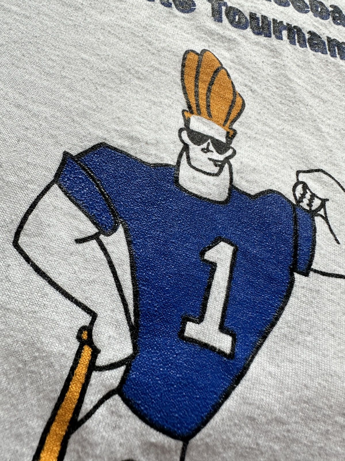 Vintage Vintage Y2K Johnny Bravo Baseball Tournament Graphic Tee Size US L / EU 52-54 / 3 - 3 Thumbnail
