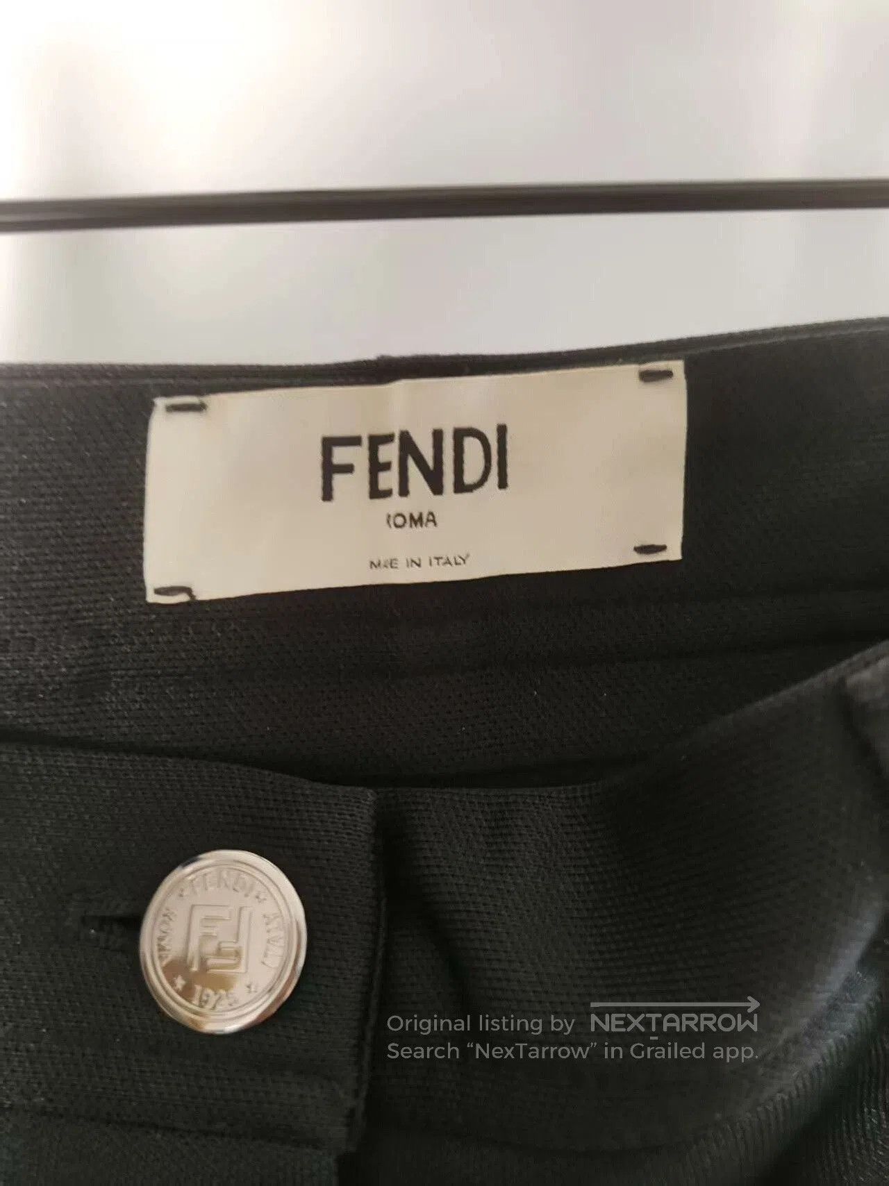 Fendi fendi black tailored trousers nine-eight new. Size US 28 / EU 44 - 3 Thumbnail