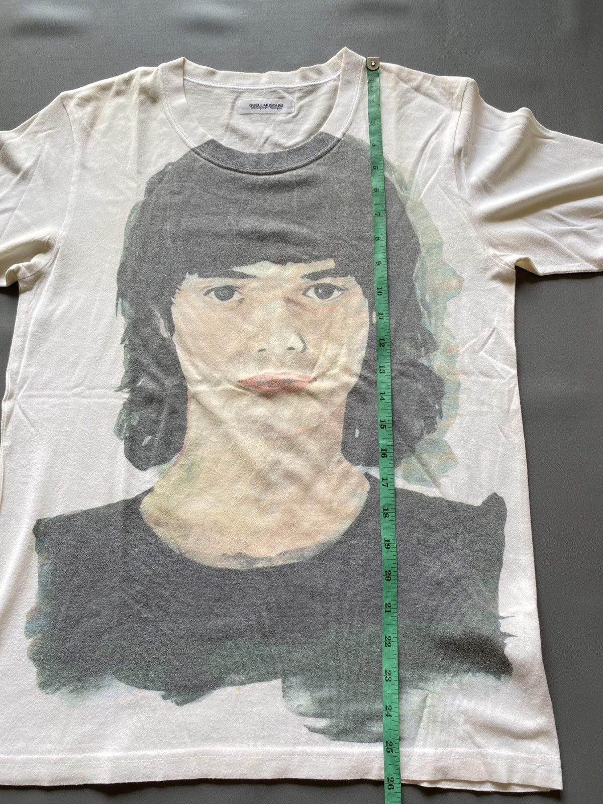 Japanese Brand GUELL MUSTARD Over Print Longsleeve Tshirt Size US M / EU 48-50 / 2 - 7 Thumbnail