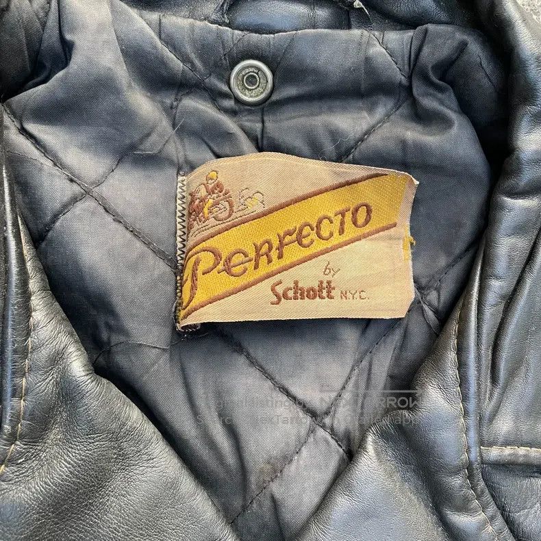 Schott Schott Diagonal zipper leather jacket Size US XS / EU 42 / 0 - 8 Thumbnail