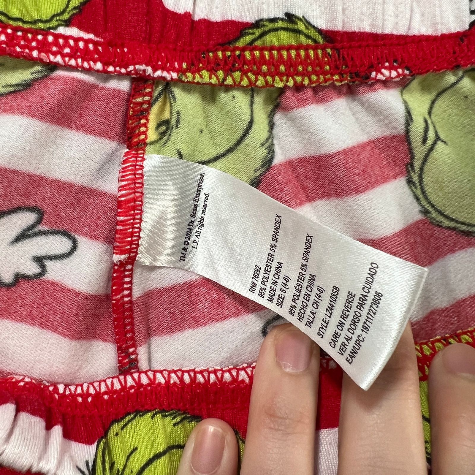 Other Dr. Seuss Grinch Matching Family Pajama Set of 4 Size M / US 6-8 / IT 42-44 - 4 Thumbnail
