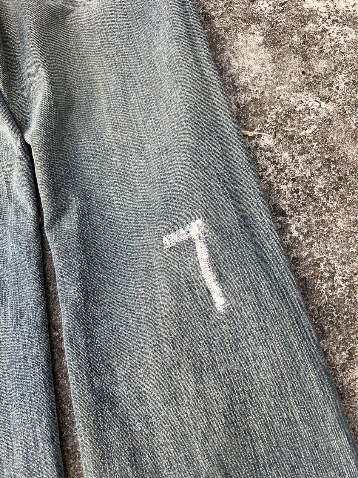 Edwin Vintage Edwin 505x Selvedge Distressed Mud Wash Jean Size US 30 / EU 46 - 18 Thumbnail