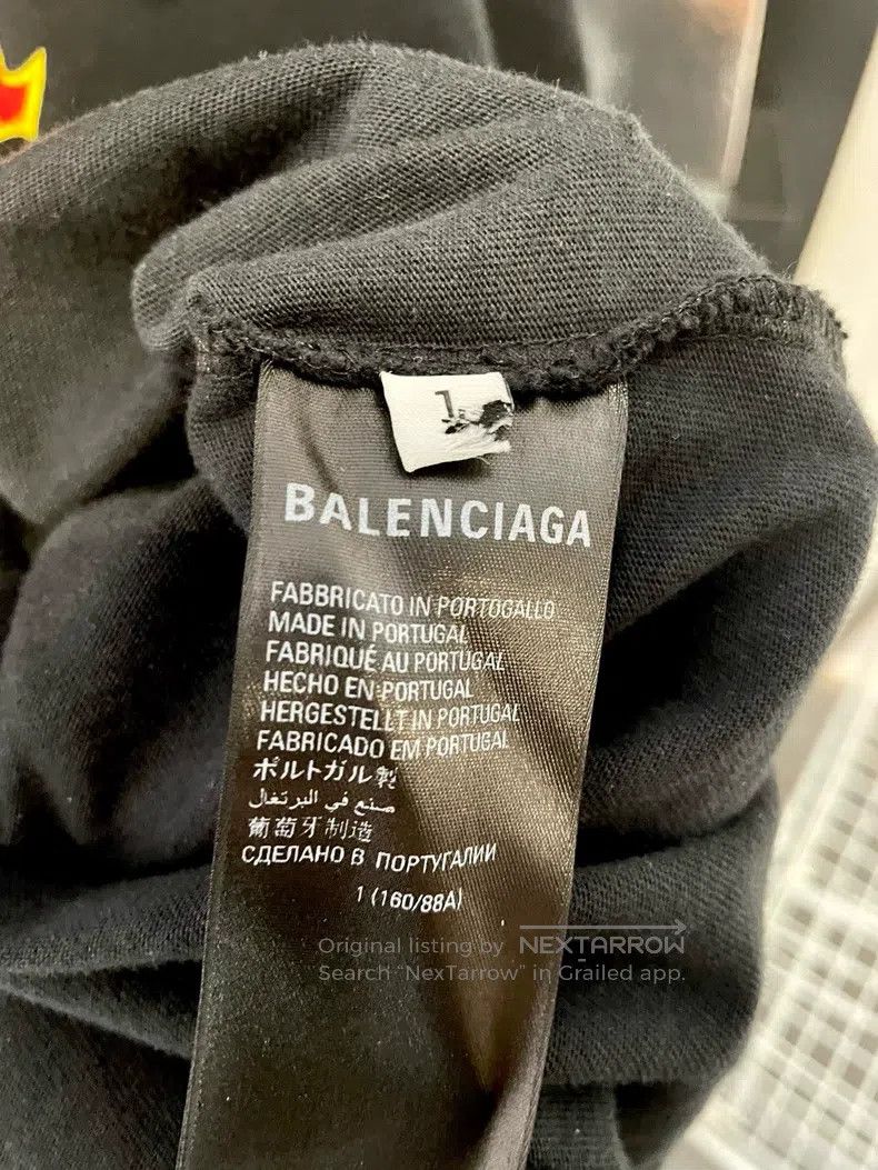 Balenciaga Balenciaga Rock Band Series Lightning Letter Pattern Round Size US S / EU 44-46 / 1 - 5 Thumbnail