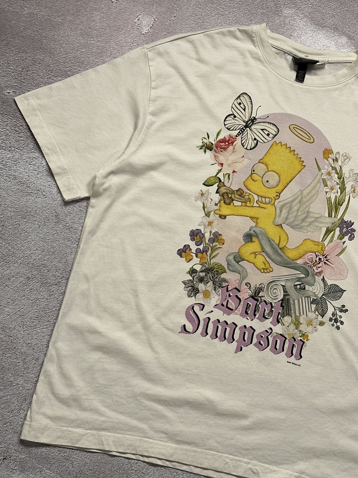 The Simpsons Rare Bart Simpson Cupid Crazy Print T Shirt Tee XL Size US XL / EU 56 / 4 - 3 Thumbnail