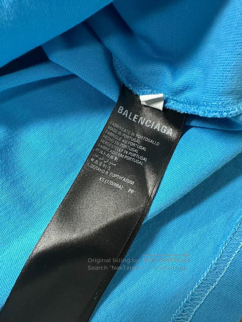 Balenciaga Balenciaga Coca-Cola Short Sleeve, Sky Blue Size US XS / EU 42 / 0 - 3 Thumbnail