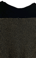 Liz Claiborne Vintage Liz Claiborne Wool Sweater Black Gold Grid Knit M Size M / US 6-8 / IT 42-44 - 4 Thumbnail