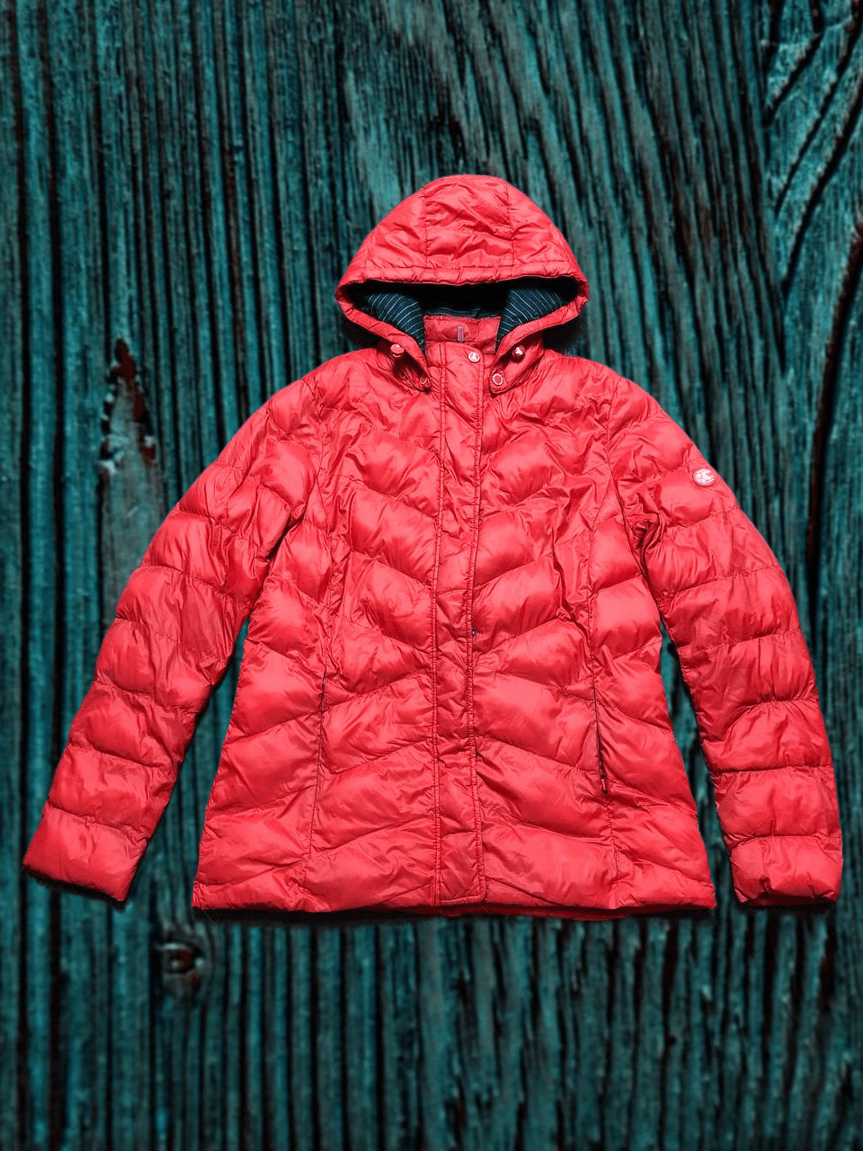 Barbour Streetwear Y2K Red Jacket Logo Barbour Vintage Size L / US 10 / IT 46 - 1 Thumbnail