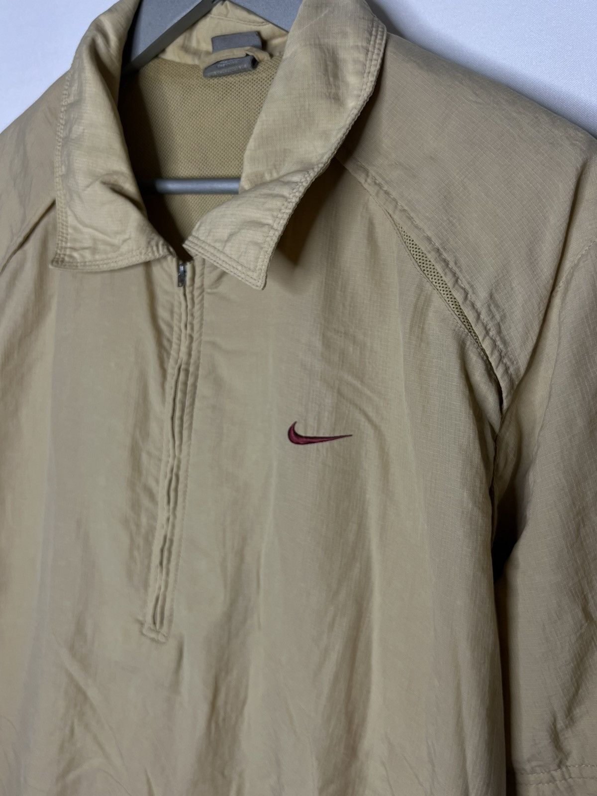 Nike 🔥 Vintage Nike Nylon 1/3 Zip Jacket Vest Y2K Rare Hype 🔥 Size US XL / EU 56 / 4 - 6 Thumbnail