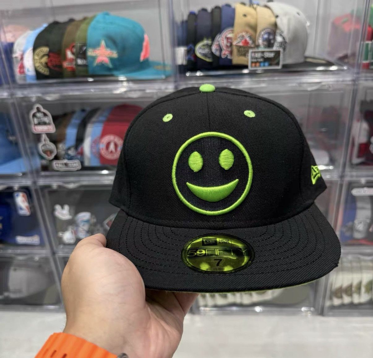 New Era New Era x SOUL Smiley Face Flat Brim Baseball Cap J32 Size ONE SIZE - 1 Thumbnail