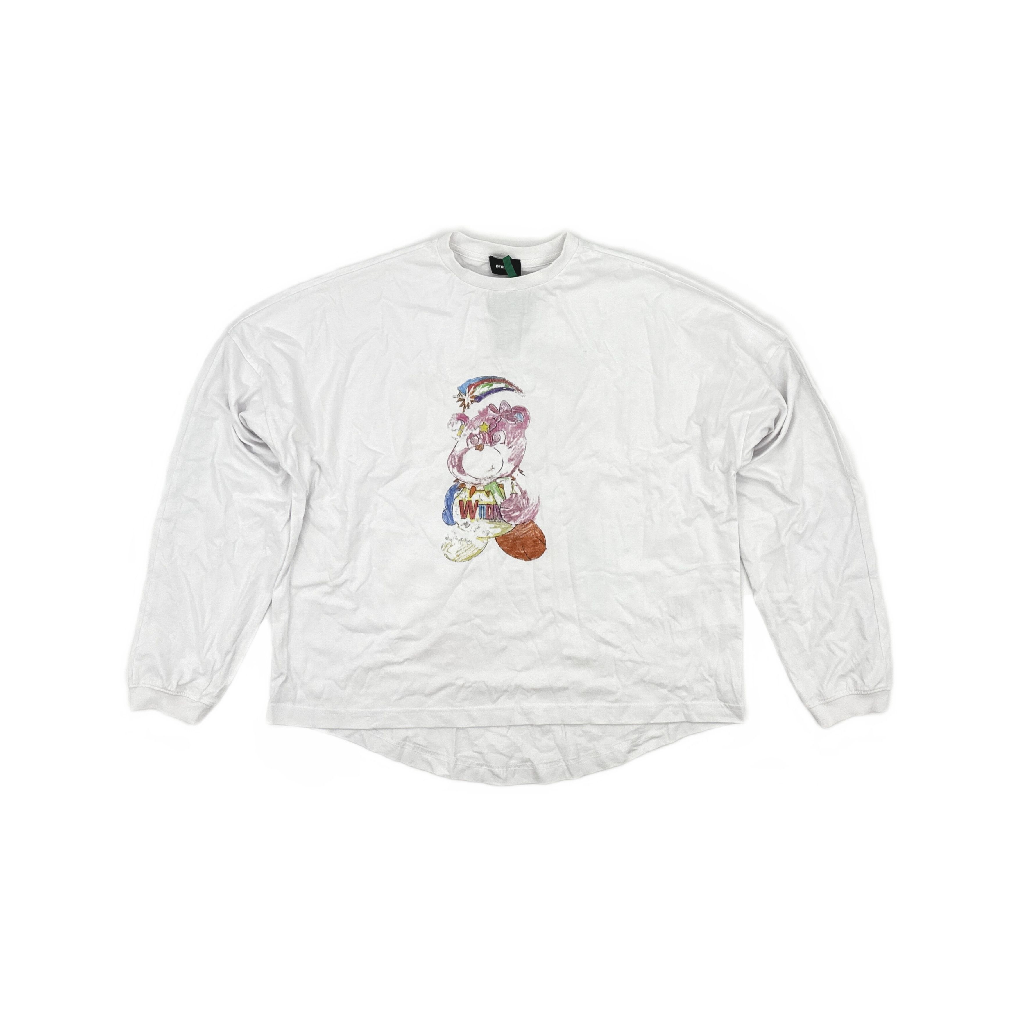 WE11DONE WE11DONE Bear Print Long Sleeve T-Shirt Size XS Size US XS / EU 42 / 0 - 1 Thumbnail