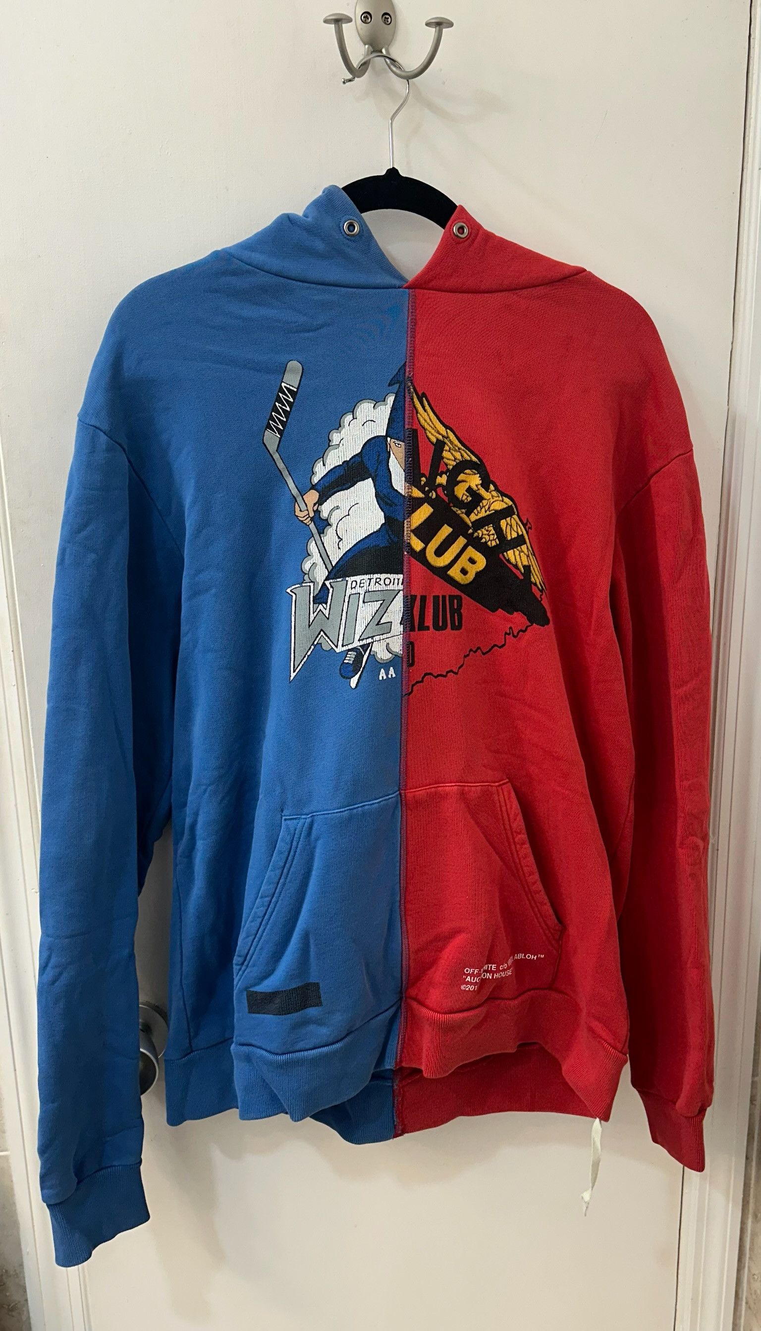 Off-White Off white red cabin baggage sweatshirt | Grailed