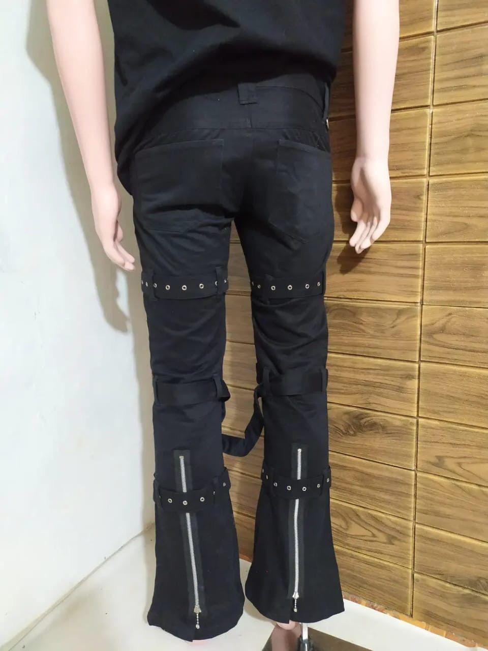 Other Keystation Bondage Flared/ Bootcut Punk Pants Size 29" - 10 Thumbnail