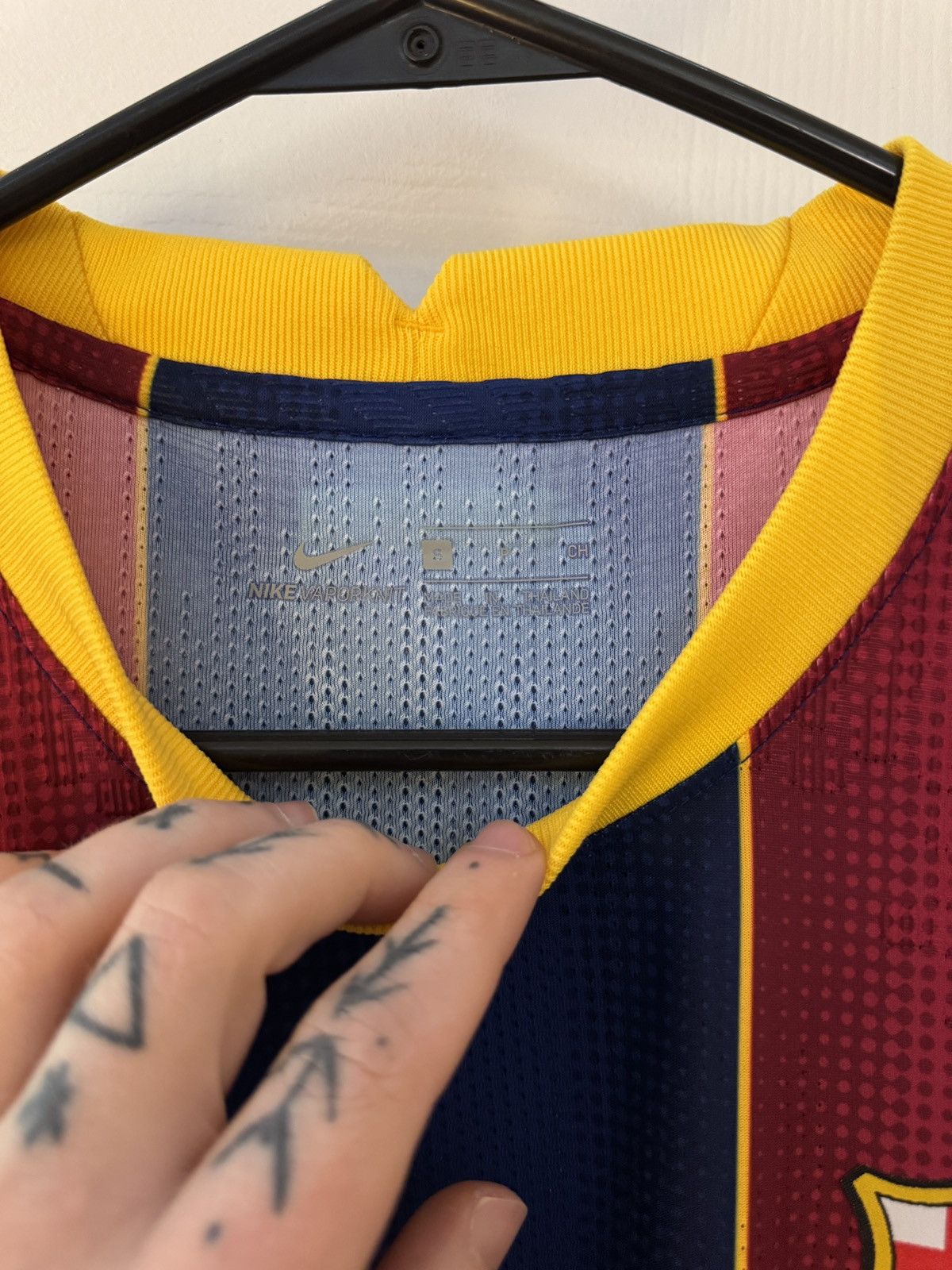 Nike Lionel Messi 2020/2021 Player Issue Vaporknit Home Shirt Size US S / EU 44-46 / 1 - 3 Thumbnail