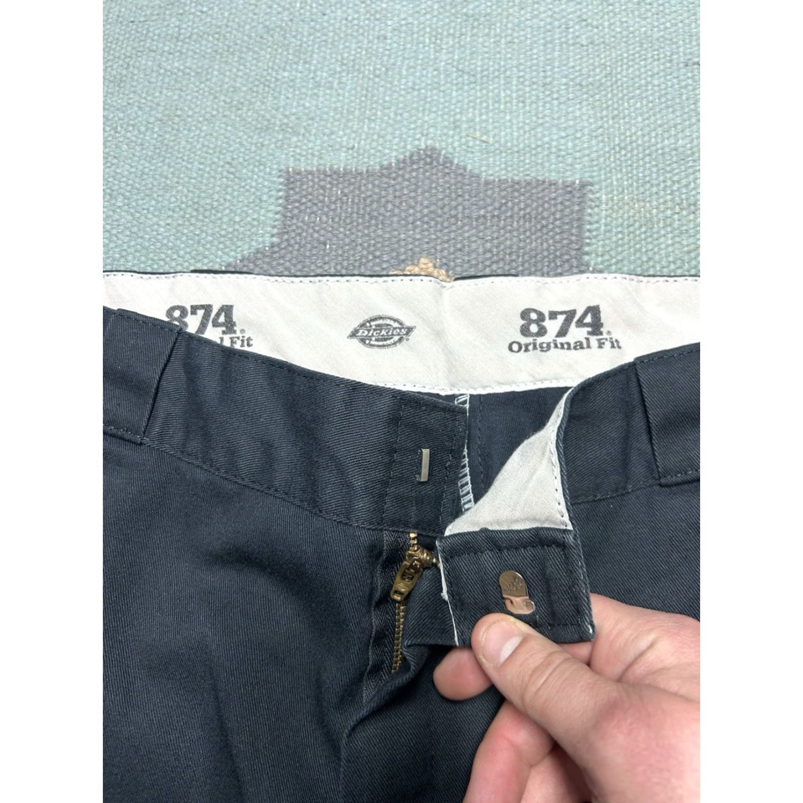 Dickies Dickies 874 original fit work pants black straight leg men 38x31 Chino workwear Casual Size US 38 / EU 54 - 4 Thumbnail