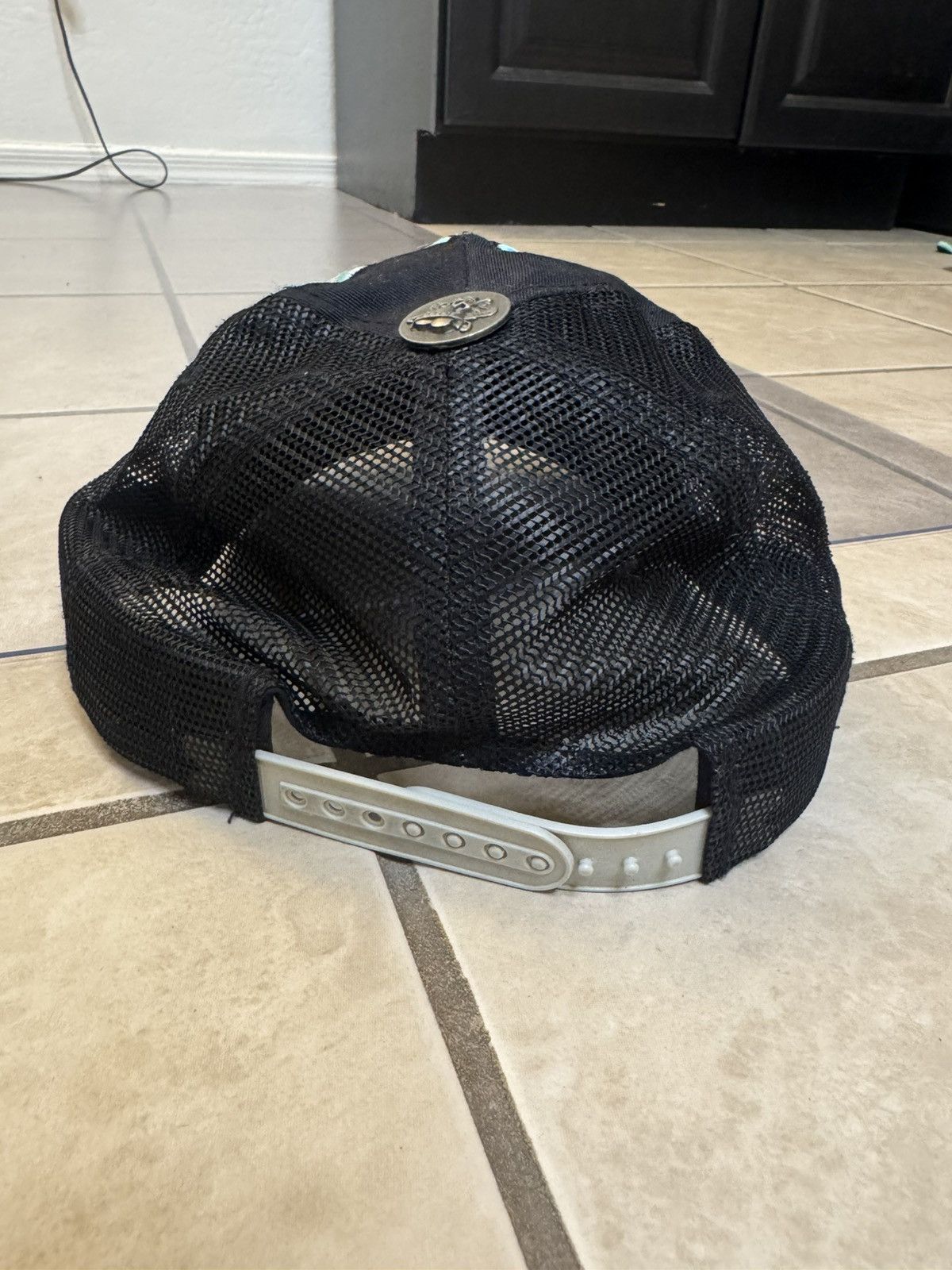 Ed Hardy Ed Hardy by Christian Heart & Crossbones Black Hat SnapBack Size ONE SIZE - 5 Thumbnail