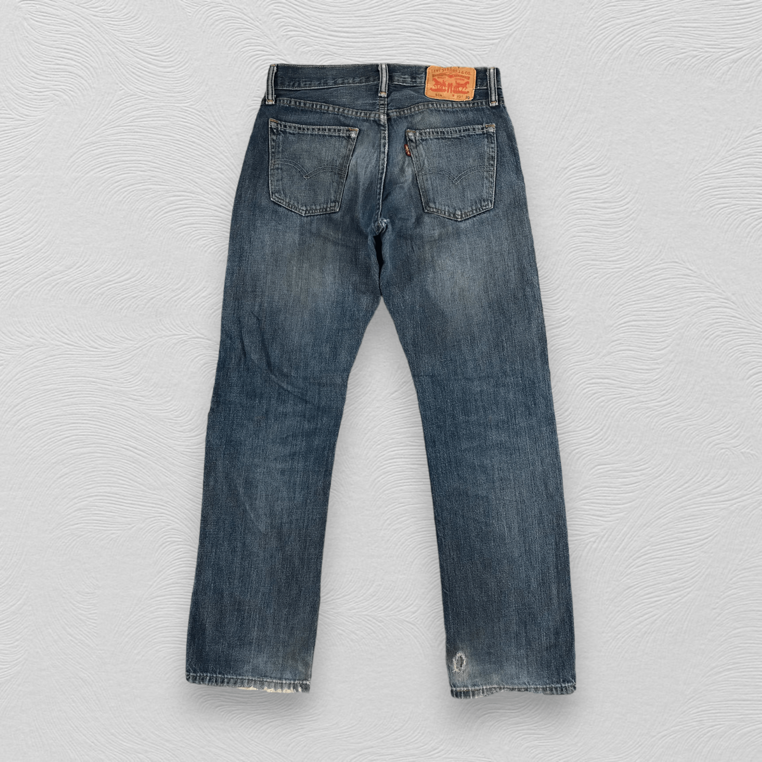 Levi's Levis 514 Jeans Dark Wash Denim KJ568 Size US 29 - 2 Thumbnail