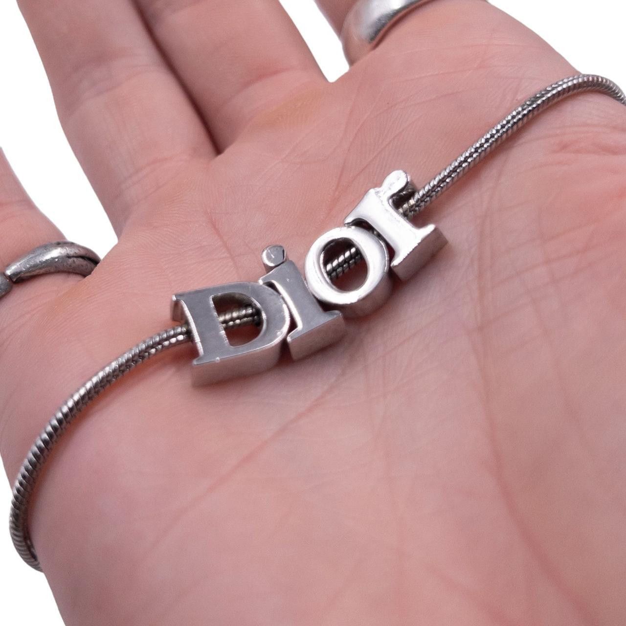 Dior Vintage Dior Silver Charm Bracelet Size ONE SIZE - 4 Thumbnail