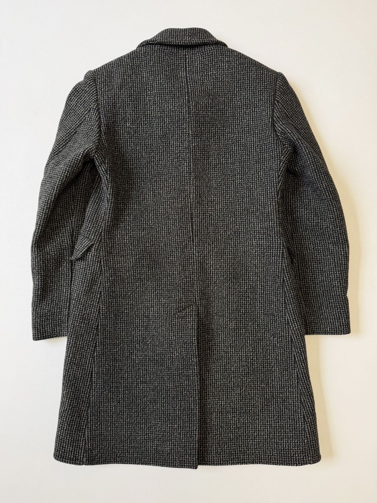 Stefan Cooke A/W 19 ‘Slashed’ Black/Beige Wool Overcoat Size US M / EU 48-50 / 2 - 15 Thumbnail