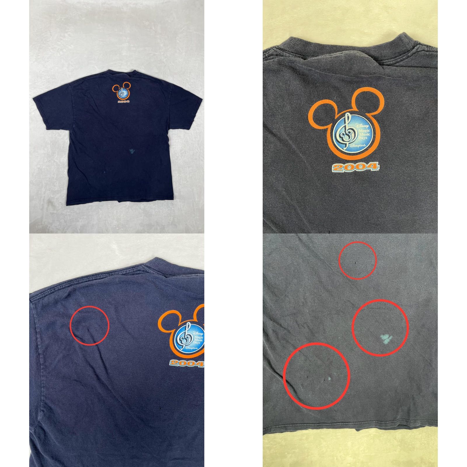 Hanes VINTAGE Disney Magic Music Days California Shirt Mens XL Blue Hanes 2004 2000s Size US XL / EU 56 / 4 - 8 Thumbnail