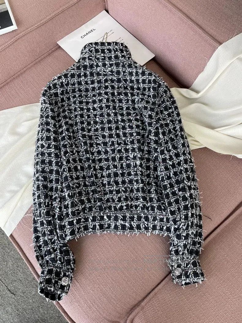 Chanel Chanel 23A Tweed Woven Jacket. Size US XS / EU 42 / 0 - 3 Thumbnail