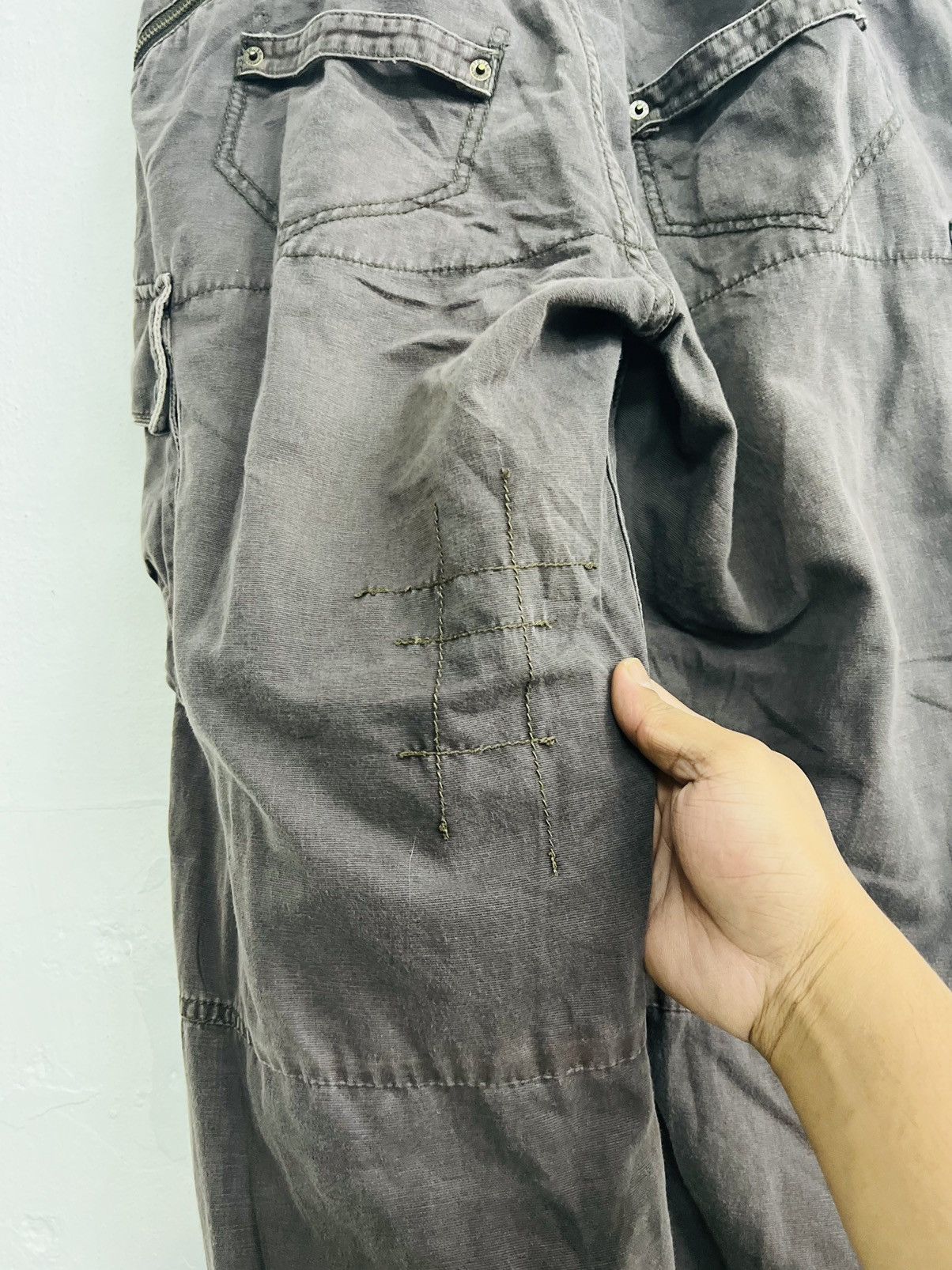 If Six Was Nine × Japanese Brand × Vintage Vintage Military Bondage Cargo Pants Size US 32 / EU 48 - 15 Thumbnail
