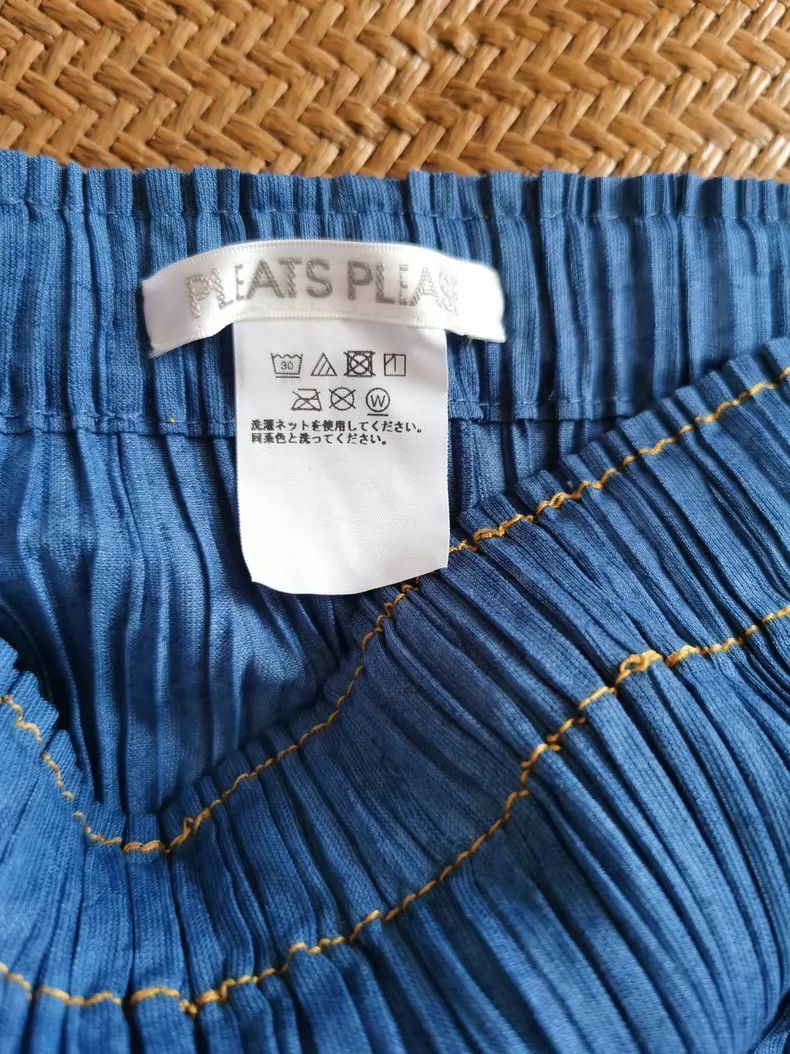 Issey Miyake Issey Miyake size:2 Blue pleated pants Size 42" / US 20 - 4 Thumbnail