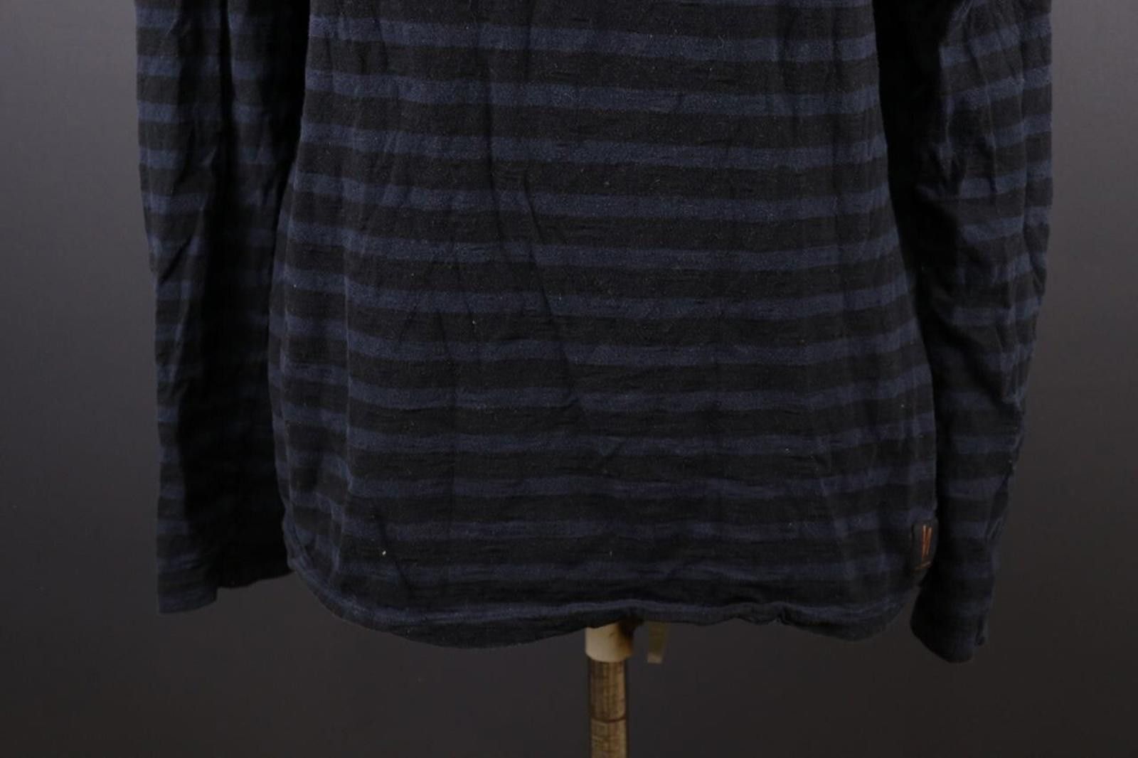 Nudie Jeans Nudie Jeans Black Stripe Long Sleeve Top Shirt Size M Size M / US 6-8 / IT 42-44 - 3 Thumbnail