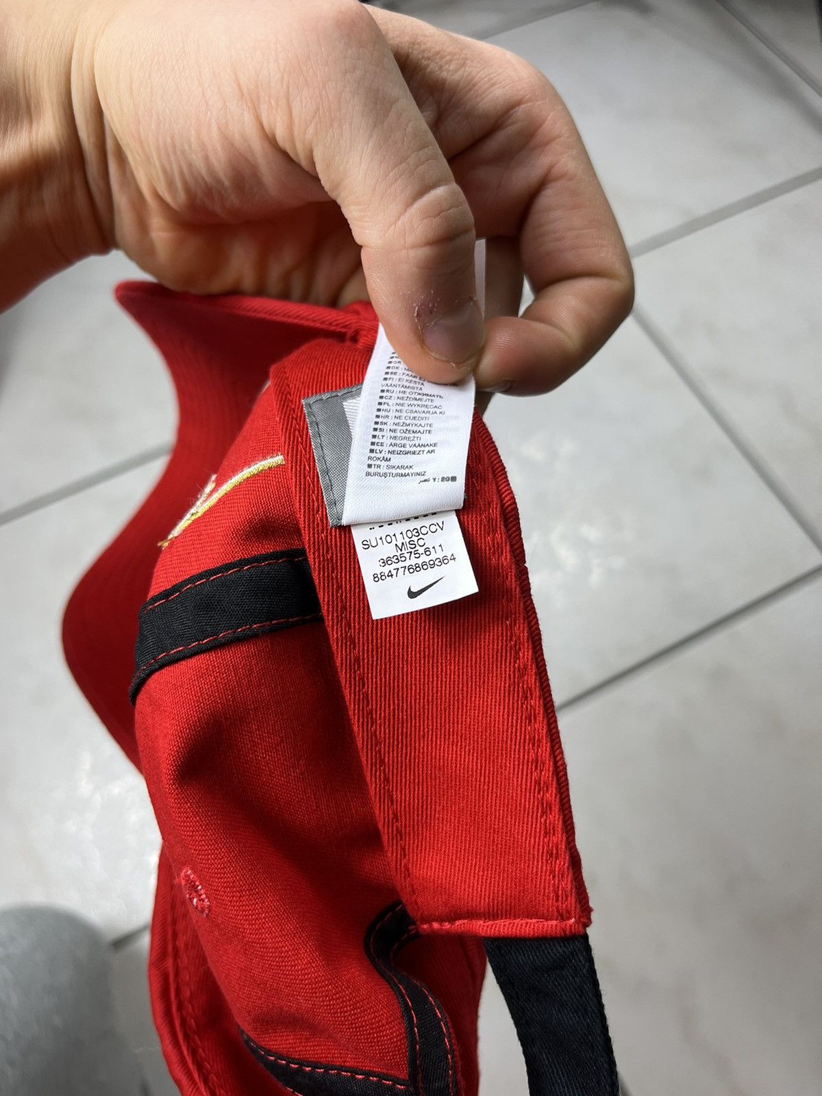 Nike × Vintage Nike vintage Portugal core cap y2k cr7 Cristiano Ronaldo hat Size ONE SIZE - 15 Thumbnail