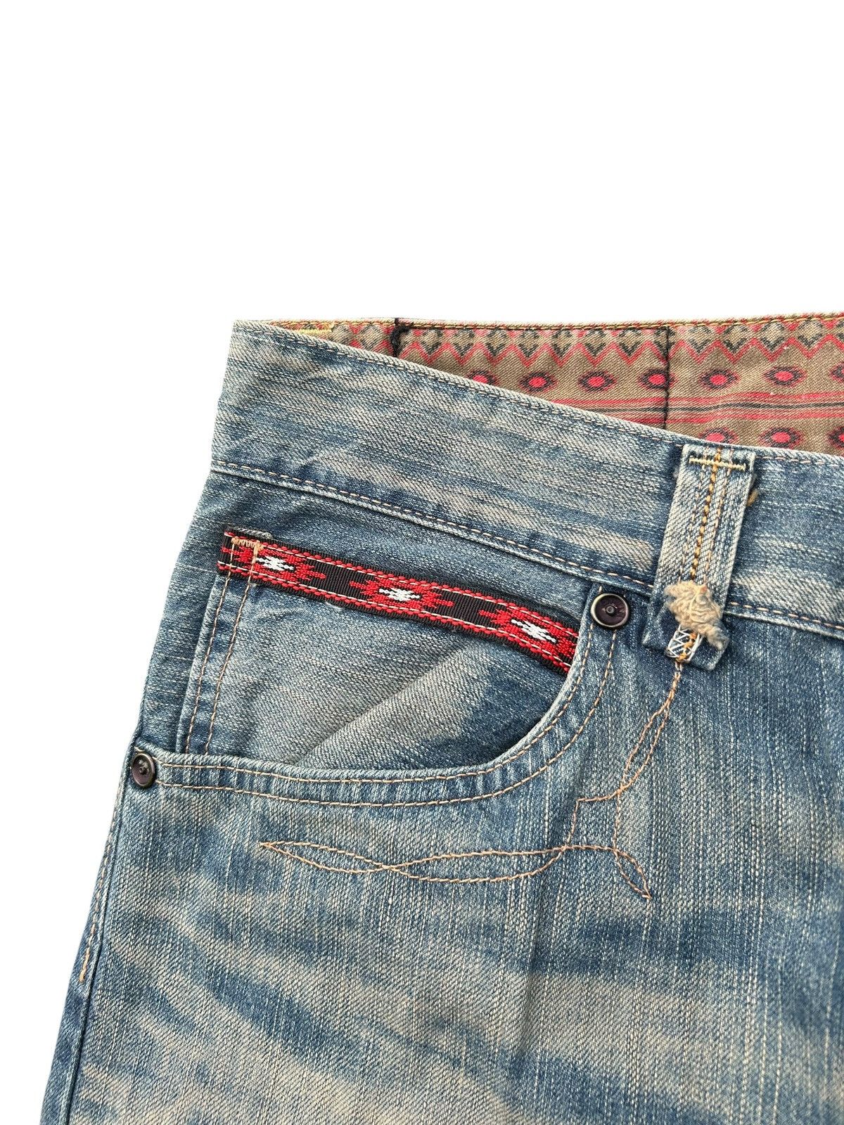 Vintage Edwin Navajo Faded Rusty Mudwash Denim Jeans ☠️🎌