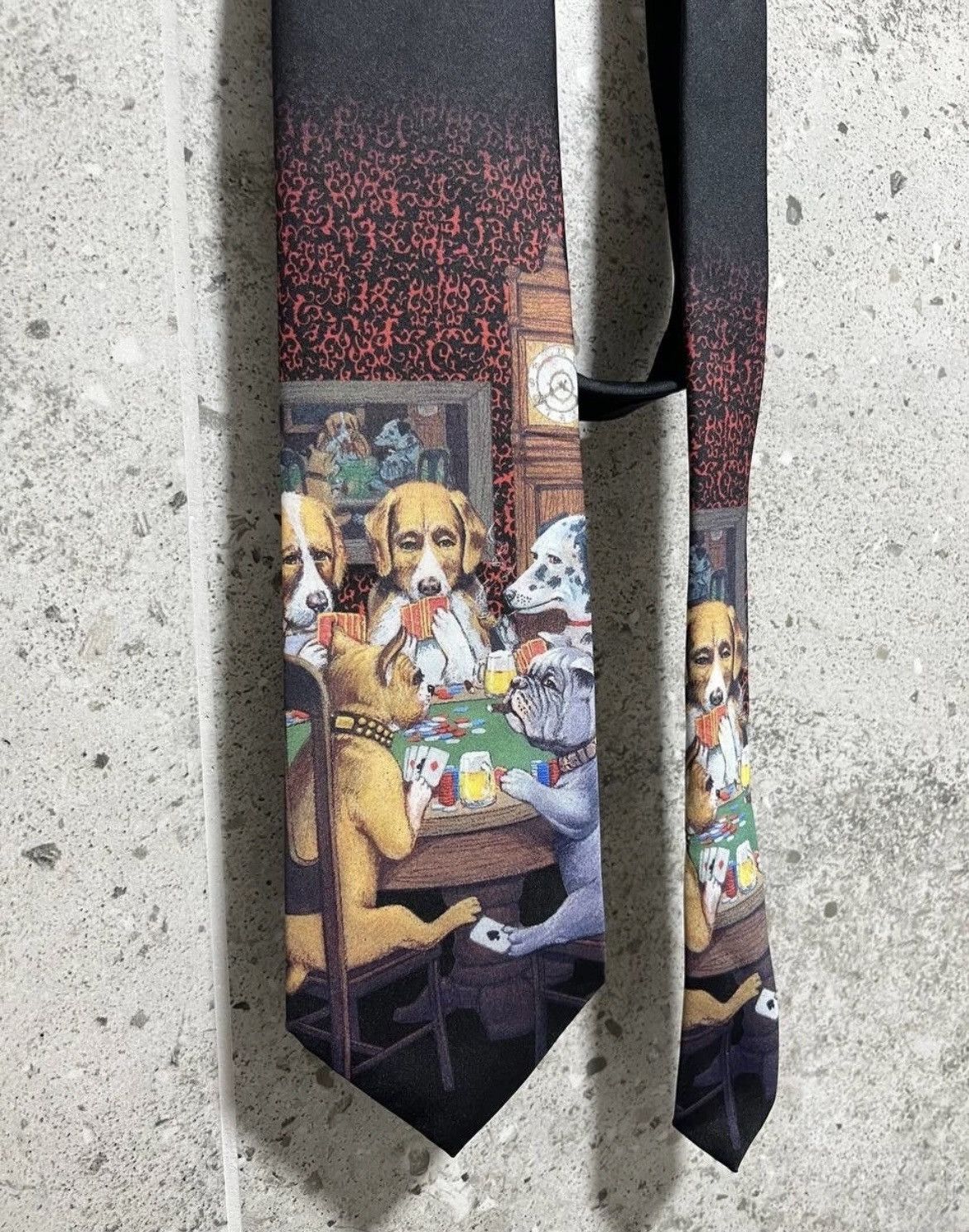 Ralph Marlin × Vintage Ralph Marlin Dogs Playing Poker Tie (1994) Size ONE SIZE - 2 Thumbnail