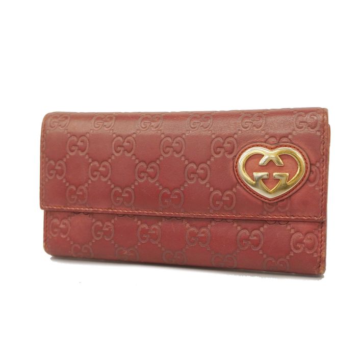 Gucci [3zc3210] Auth Gucci bi-fold long wallet Gucci sima 251861 ...