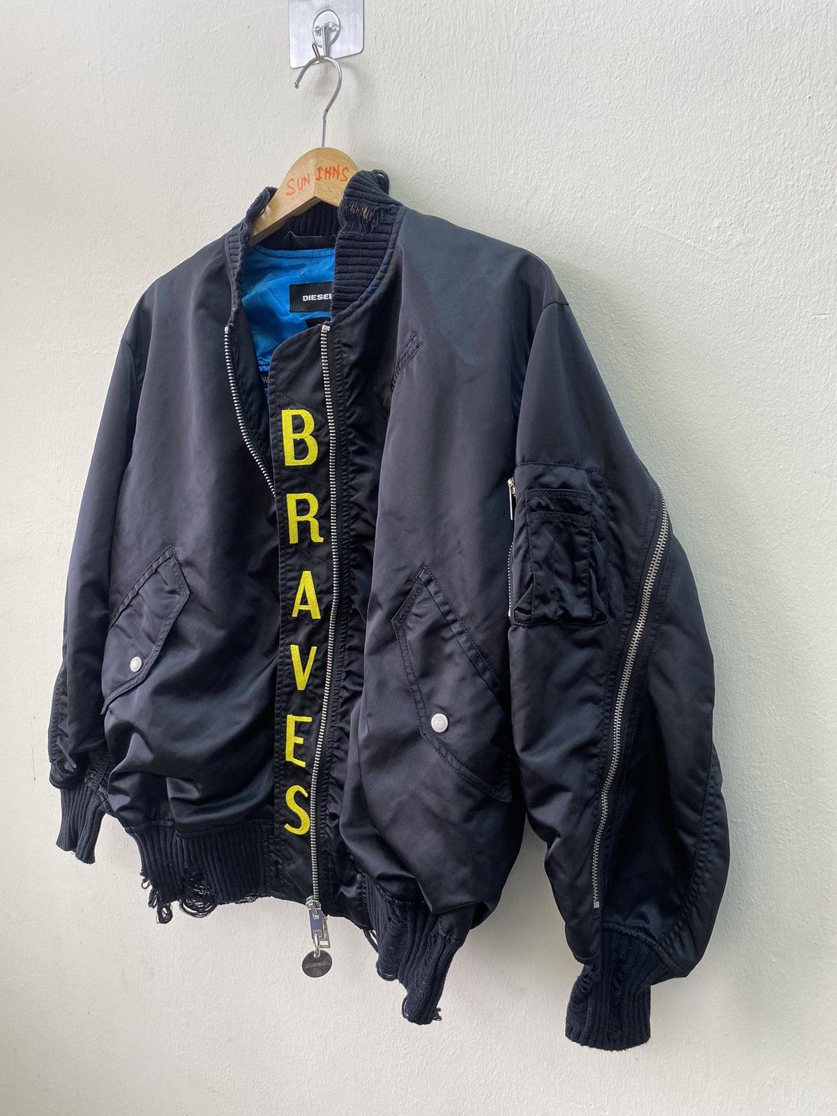 Diesel Diesel Braves Star City Bomber Jacket Size US L / EU 52-54 / 3 - 7 Thumbnail