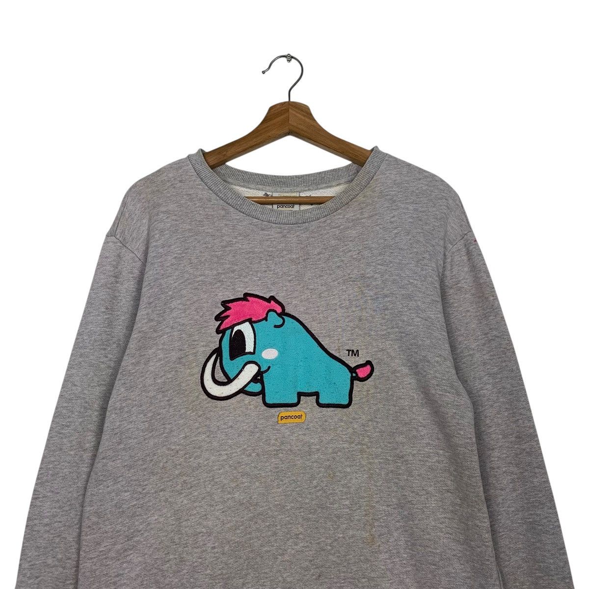 Japanese Brand Pancoat Big Logo Crewneck sweatshirt Size US M / EU 48-50 / 2 - 2 Thumbnail