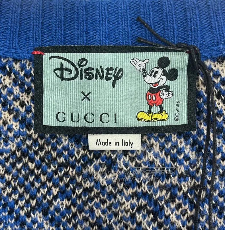 Gucci Gucci Disney Mickey co-branded full-print knitted cardigan Size US S / EU 44-46 / 1 - 3 Thumbnail