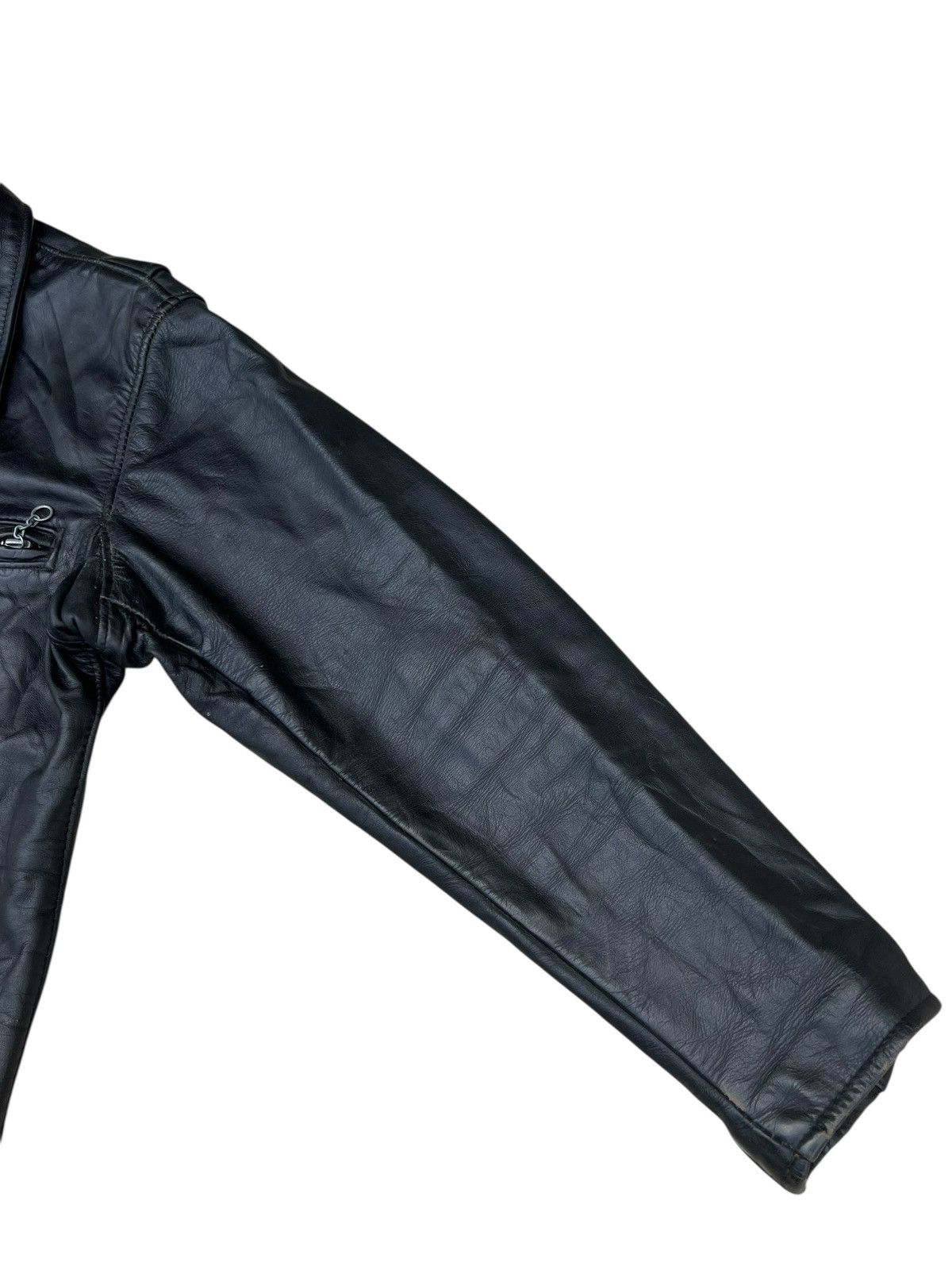 Schott Vintage 80s Schott 642 Distress Patina Leather Rider Jacket Size US S / EU 44-46 / 1 - 11 Thumbnail